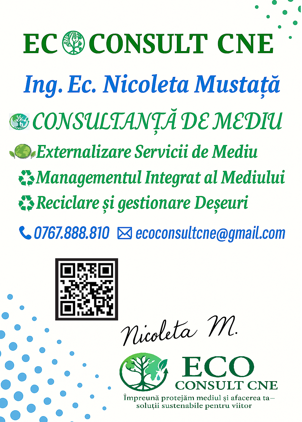 ECO CONSULT CNE - carte vizita